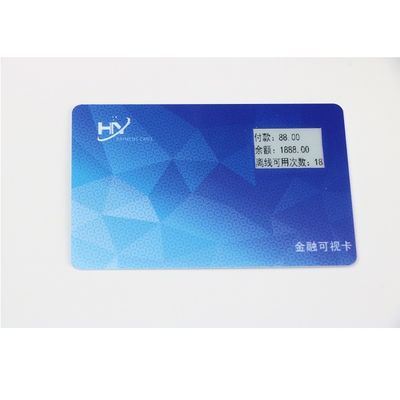 지불 블루투스 스마트 카드 2.13 인치 OTP 카드 방수 IP68