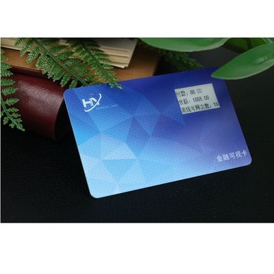 무선 충전 OTP 스마트 카드 OLED 스크린 IP68 산업용 방수