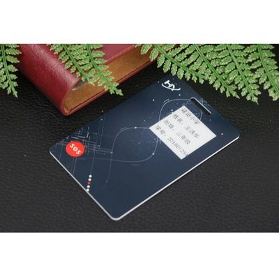 개인 정보 카드용 1.54인치 활성 OTP 스마트 카드