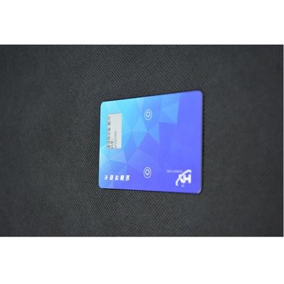 충전식 IC 칩 카드 7816 내장 1.5mm 두께의 높은 보안