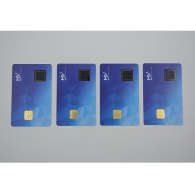 암호 화폐 지갑 지문 스마트 카드 NFC 0.84mm 두께