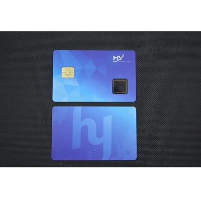 OTP 바인딩 내장 지문 신용 카드 1.0mm 양방향 인증