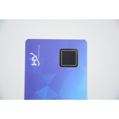 Blue Wizard 레이아웃 지문 스마트 카드 0.4mm 디지털 키 2.7 인치