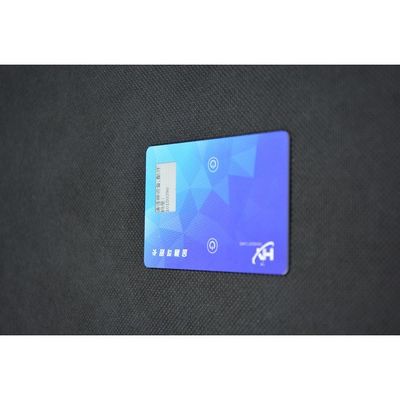 Blue Wizard 레이아웃 지문 스마트 카드 0.4mm 디지털 키 2.7 인치