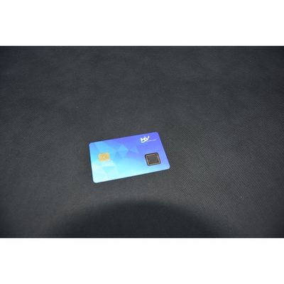 OLED 스크린을 가진 인증된 생체 인식 지문 스마트 카드 0.76mm