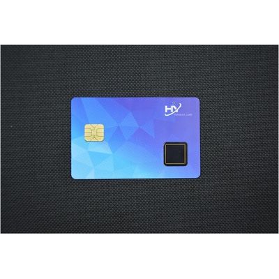하드웨어 소프트웨어 디자인 생체 인식 지문 카드 3.0mm 7816 인터페이스