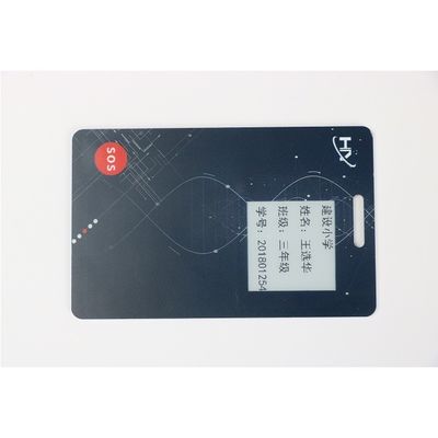 매우 얇은 OTP 디스플레이 카드 리튬 배터리 IP68 산업용 방수