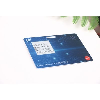7816 인터페이스 BLE 비콘 ID 카드 초박형 리튬 배터리 ODM
