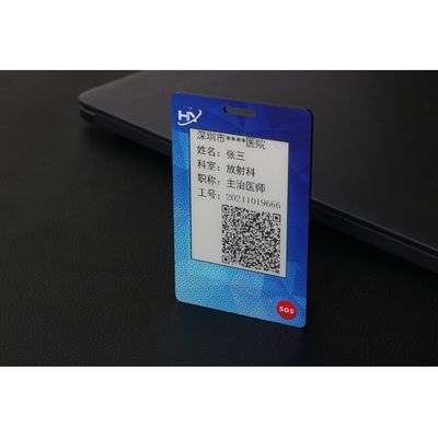 인쇄되는 전자 잉크 스크린 OTP 비접촉식 RFID 카드 13.56mHz 관례