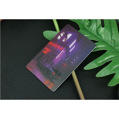 기계설비 소프트웨어 인쇄할 수 있는 RFID 카드 0.76mm 간격 생체 인식 스마트 카드