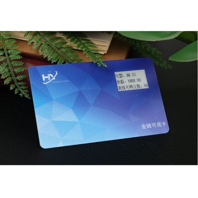 실시간 포지셔닝 BLE 비콘 ID 카드 ISO7816 충전식 블루투스