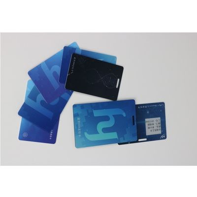 ISO7816 휴대용 RFID 차단 카드는 0.84mm 두께를 보호합니다.