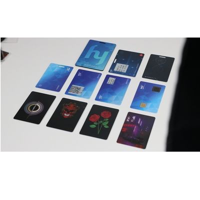 지불을 위한 ODM 기계설비 소프트웨어 RFID 차단 카드 1.54 인치