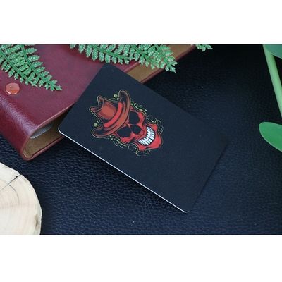 수동적 밝은 빛을 내는 스마트 카드 빛을 내는 로고 NFC RFID 카드