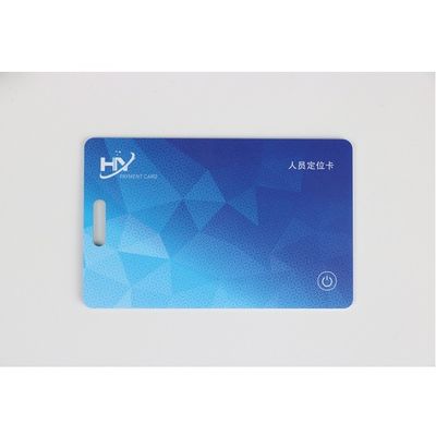 매우 얇은 리튬 배터리 RFID 차단 카드 IP68 방수