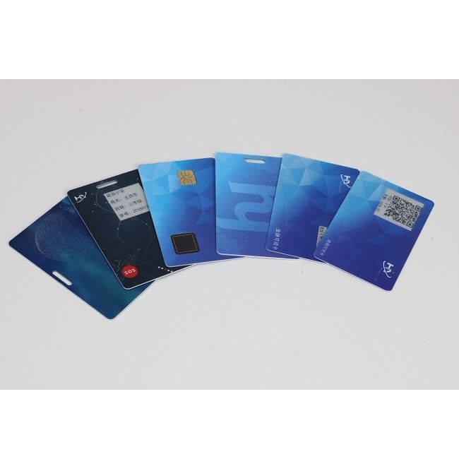 찬 누르는 휴대용 RFID 비접촉식 차단 카드 1.54 인치 E iNK 스크린